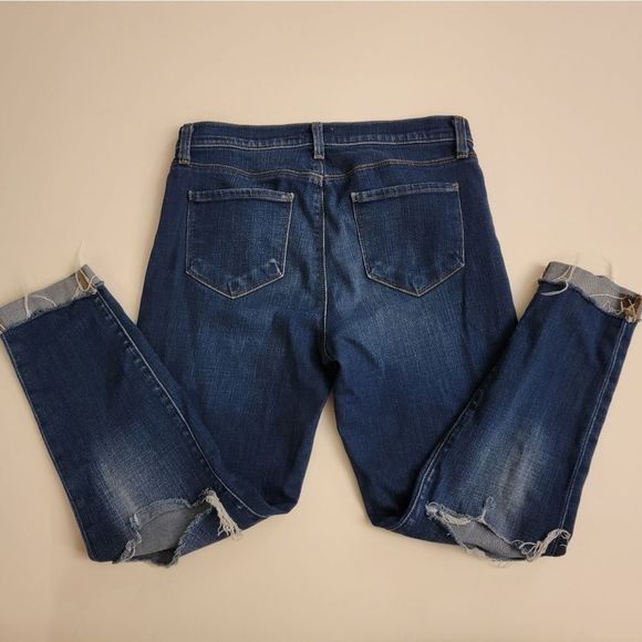 L'Agence 'Rachel High-Rise Diamond Destruct' Slim Jeans - Picture 3 of 13